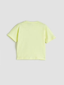 Bisiklet Yaka Minecraft Bask?l? Erkek ?ocuk Ti??rt