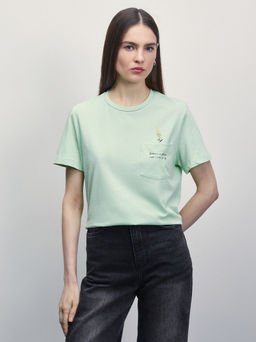 Футболка с карманом / Zarina  фото 7