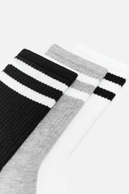 PACK OF 3 STRIPED SOCKS - Zara фото 3