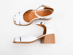 Босоножки 5033.23663be.Белый+коричневый