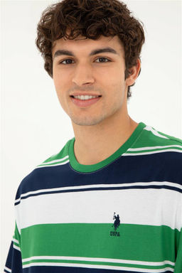 Мужская зеленая футболка - U.s. polo assn фото 2