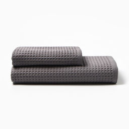Банные полотенца LoveLife Waffle gray, 2 шт.: 100?150, 50?100 см, хлопок 100%  фото 7