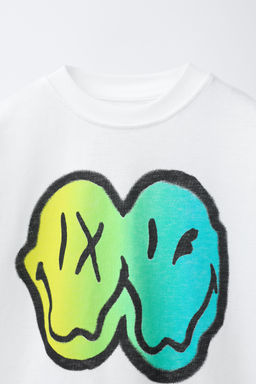 CAMISETA ESTAMPADA SMILEYWORLD ® / Blanco - Zara фото 3