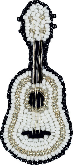 Klart набор для вышивания 10-038 Брошь. Укулеле 3.5 х 8.5 см