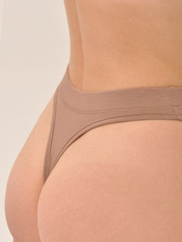 Стринги с высокой посадкой из хлопка - My фото 39