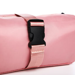 Сумка молодёжная на молнии, 25×12×12 см, розовая
