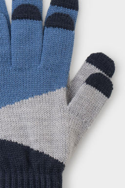 КВ 10014/темно-синий перчатки дет