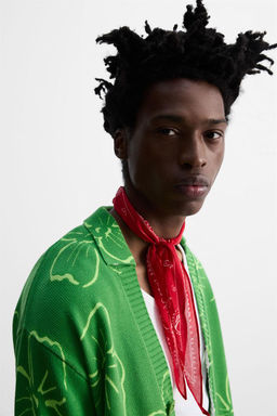 FLORAL PRINT CARDIGAN  OTIS KWAME KYE QUAICOE - Zara фото 5