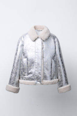 METALLIC DOUBLE-FACED JACKET