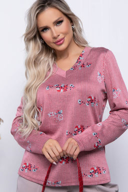 Джемпер Прованс стиля Б7278 (пинк) - Lt collection фото 7