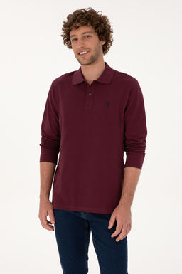 Erkek Bordo Basic Sweatshirt Sepette S_rpriz _ndirim - U.s. polo assn фото 3