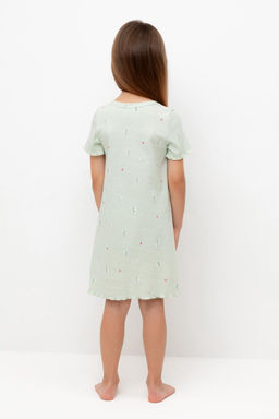 Crockid _ К 1180/зеленая лилия,ландыши сорочка ночная для дев  фото 5