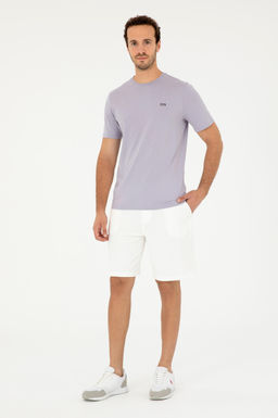 Мужские трикотажные шорты цвета экрю Неожиданная скидка в корзине - U.s. polo assn фото 3