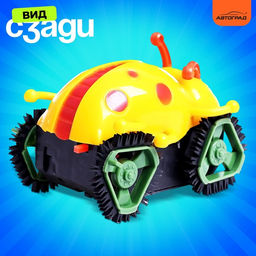 Перевёртыш Весёлый жук, на батарейках, цвет жёлтый - Автоград фото 4