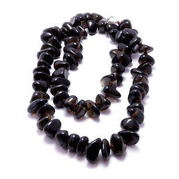 Бусы из камня Раухтопаз-денежный магнит, привлекает новые источники дохода