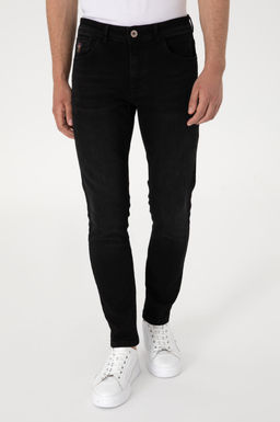 Джинсы U.S. Polo Assn Slim Fit черные из хлопка