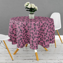 Полет за мечтой К Скатерть д146см, диаметр стола до 105см, на 6 персон, хлопок Премиум 186г/м2, Домашняя мода (Россия)