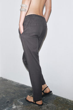 ZW COLLECTION JOGGER TROUSERS - Zara фото 12