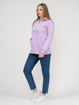Толстовка женская Гамма на молнии лаванда