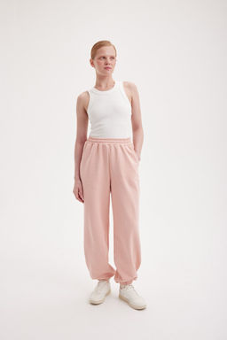 Джоггеры из 100% хлопка "Персик" женские