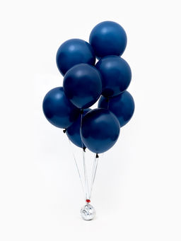 Воздушные шары латексные 12" "Темный синий" набор 100 штук