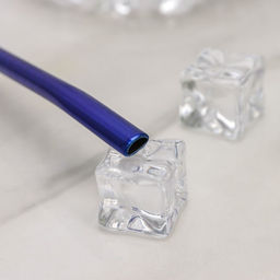 Ложка-бомбилья из нержавеющей стали для матэ, длина 17,5 см, цвет синий - Simaland фото 3