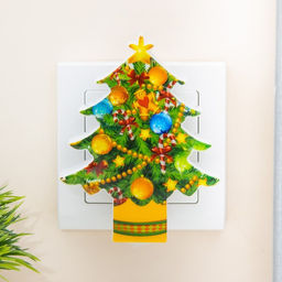 Ночник «Елочка» LED 2.5×8×10 см