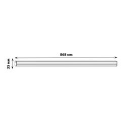 ULI-Q150 14W/4000K IP40 WHITE Светильник линейный светодиодный (аналог Т5), 220В, с выключателем. Кабель и крепление в/к. Белый свет (4000K). Корпус белый. TM Volpe