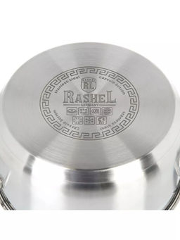 Кастрюля 4л из нержавеющей стали со стекл. кр., 22х11см (R-40) /Rashel/  фото 5