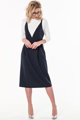 Сарафан офисный миди под блузку - Fly фото 20
