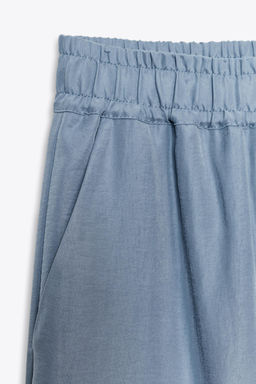 SOFT-TOUCH WIDE-LEG TROUSERS - Zara фото 14