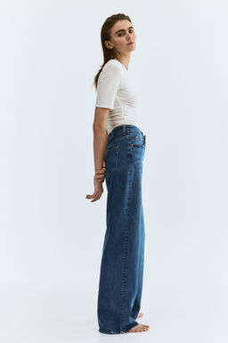 Wide High Waist Jeans - H&m фото 18
