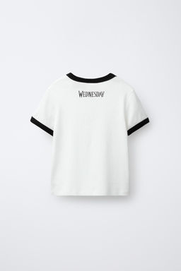 WEDNESDAY RIBBED T-SHIRT - Zara фото 2