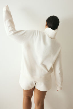 Sudadera oversize con media cremallera - H&m фото 3