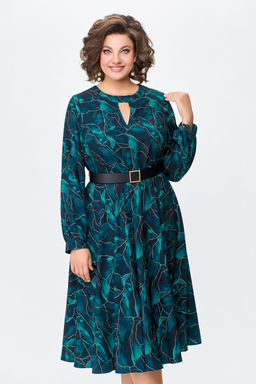 Блуза Swallow 803.2 черный+серебряный узор фото 941