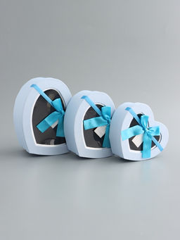 Набор подарочных коробок 3 в 1 сердца, 22?20?9; 18.5?17?7.5; 1 6?14?6 см