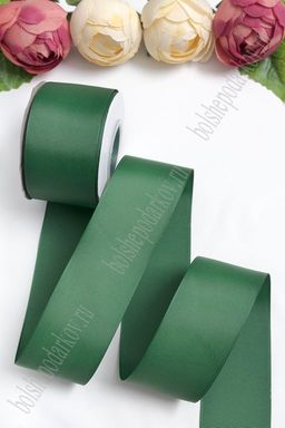 Лента репсовая 5 см*20 ярд "1 сорт" (SF-1350) зеленый №224