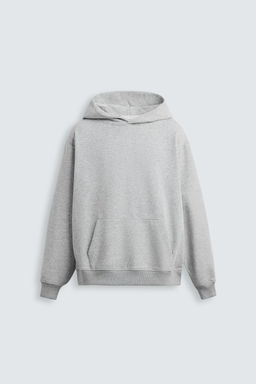 SUDADERA CAPUCHA B?SICA / Gris vigor? - Zara фото 7