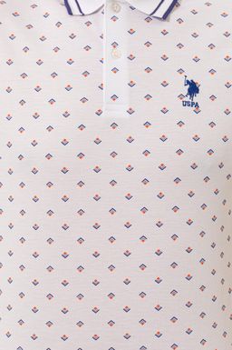 U. S. Polo Assn Мужская синяя футболка с воротником-поло - U.s. polo assn фото 6