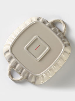 Форма для выпечки из жаропрочной керамики Доляна «Массимо», 33×25.5×7.5 см см, цвет бежевый