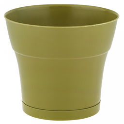 Горшок для цветов пластмассовый "Тоскана" 1,45л, д15см, h13см, папоротник (Россия)