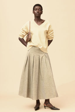 Jersey oversize con cuello de pico - H&m фото 9