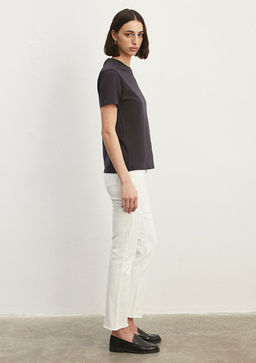 Antrasit Basic Tisort - Mavi фото 4