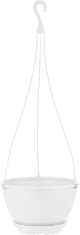 Цена за 2 шт. Горшок подвесной c фиксируемым поддоном InGreen Athena 1,5 Л, белоснежный жасмин IG146010048