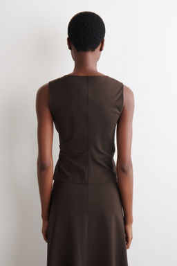 TOP CON DETALLE DE NUDO - H&m фото 7