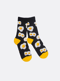 Цена за 5 пар! НОСКИ МУЖСКИЕ черный 017K-1385