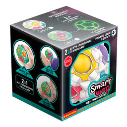 Мой благотворительный взнос - Игра-головоломка 2в1 Smart Шар-массажёр, Bondibon, BOX 7,6x7,6x7,6 см, цвет базы белый.