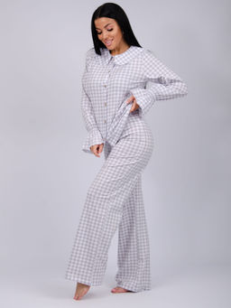 Пижама "Алези" серая, трикотаж