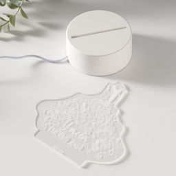 Светильник 3D RISALUX Красивая душа, LED-ночник, RGB, от сети  фото 8