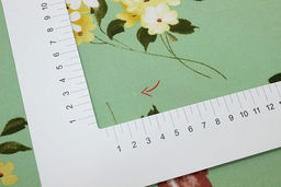 Штапель Весенние цветы цв.морозная зелень, ш.1.45м, вискоза-100%, 100гр/м.кв - Купава фото 7